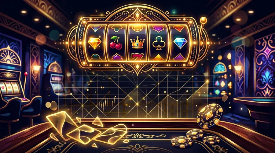 Large library of online slots, live tables and game providers