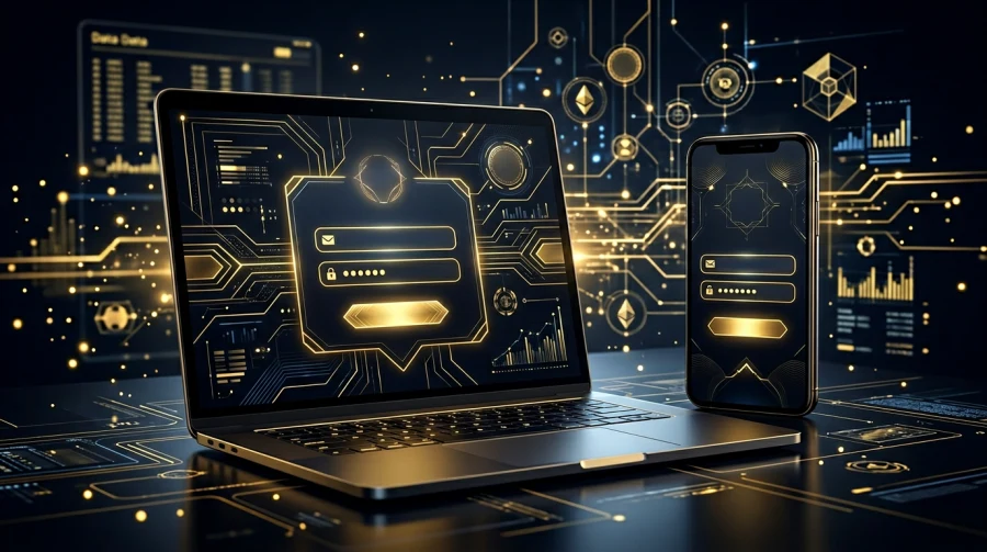 Quick sign-in to your online casino account on desktop or mobile